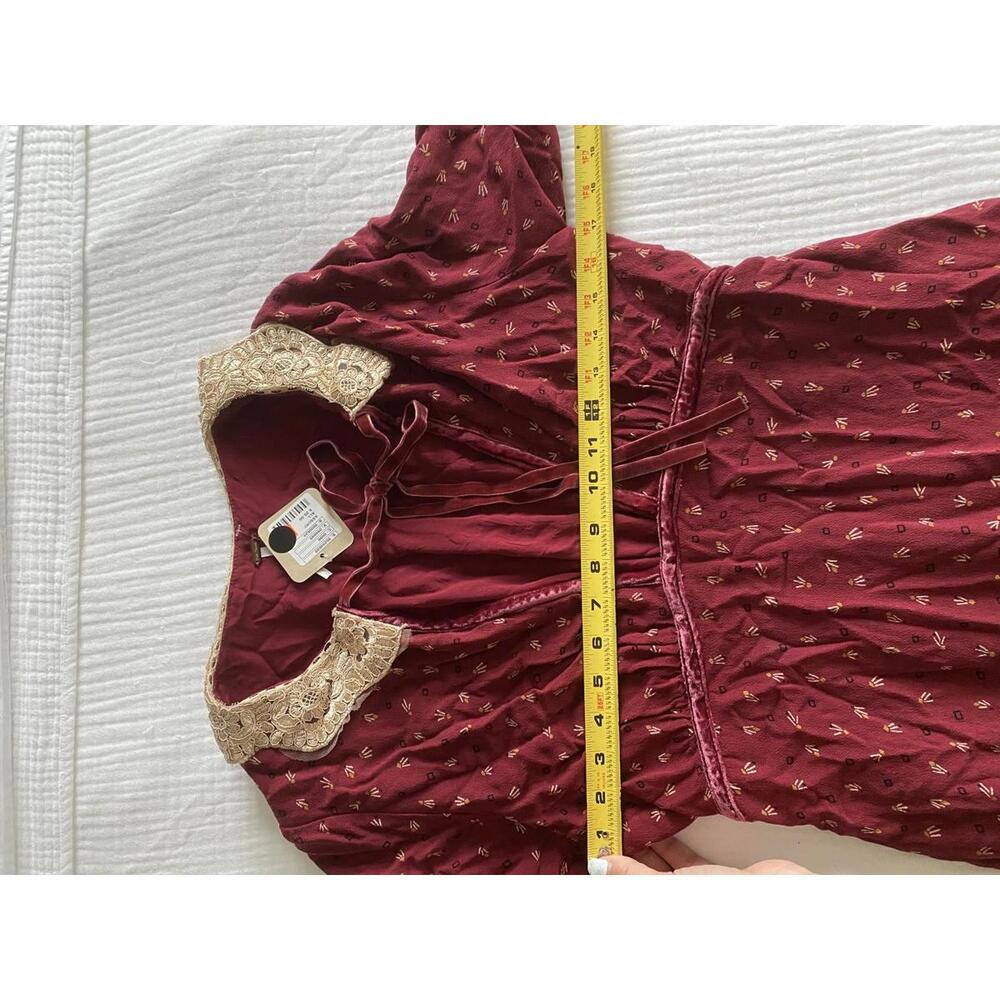 Free People - Delfina Mini Dress, Bohemian Detail, size M - Picture 12 of 14